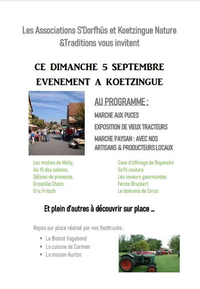 Les Associations S’Dorfhüs et Koetzingue Nature & Traditions